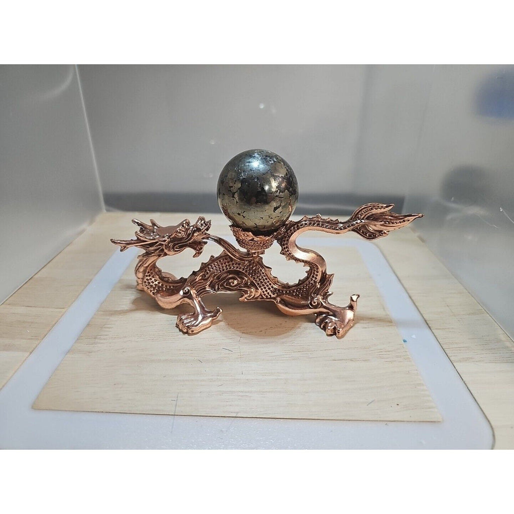 Chalcopyrite Crystal Sphere — 187g, Carved Quartz Ball for Reiki Healing | CrystalCloud Company