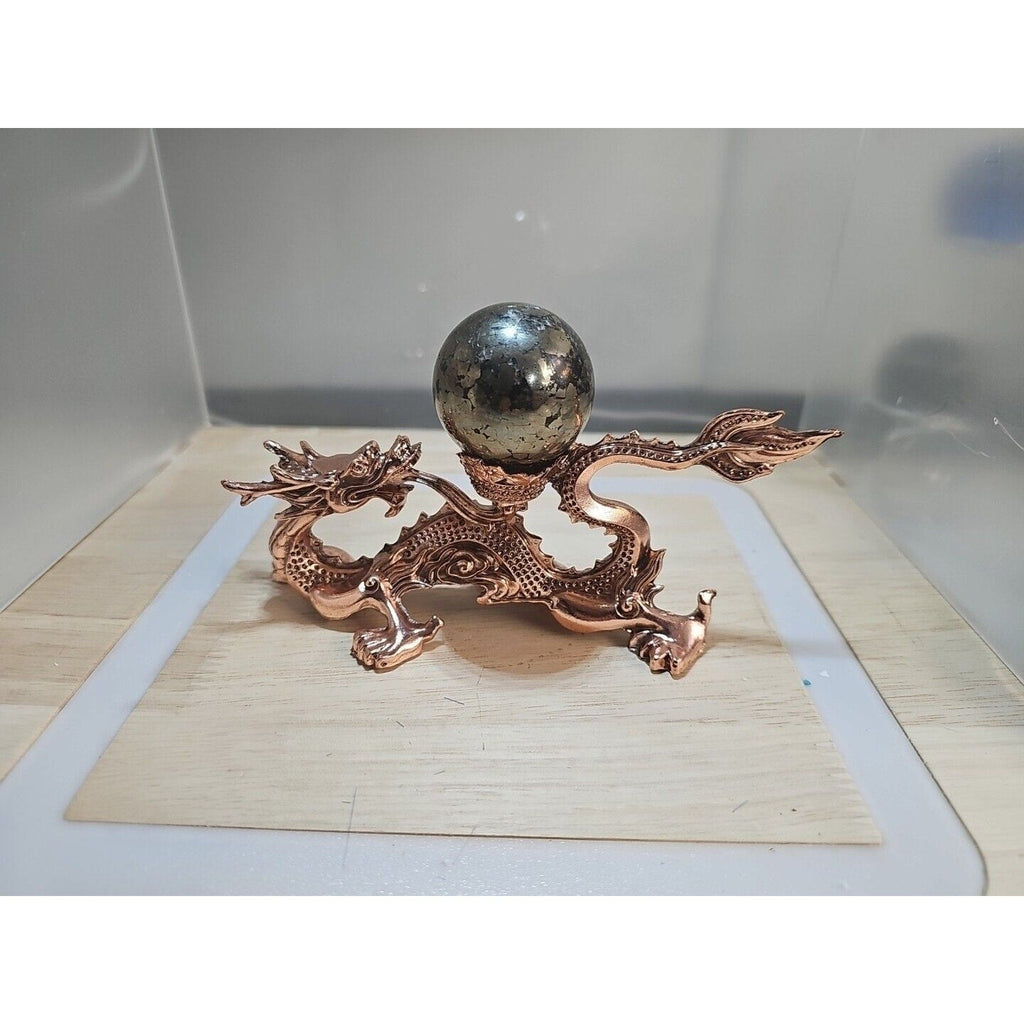 Chalcopyrite Crystal Sphere — 187g, Carved Quartz Ball for Reiki Healing | CrystalCloud Company