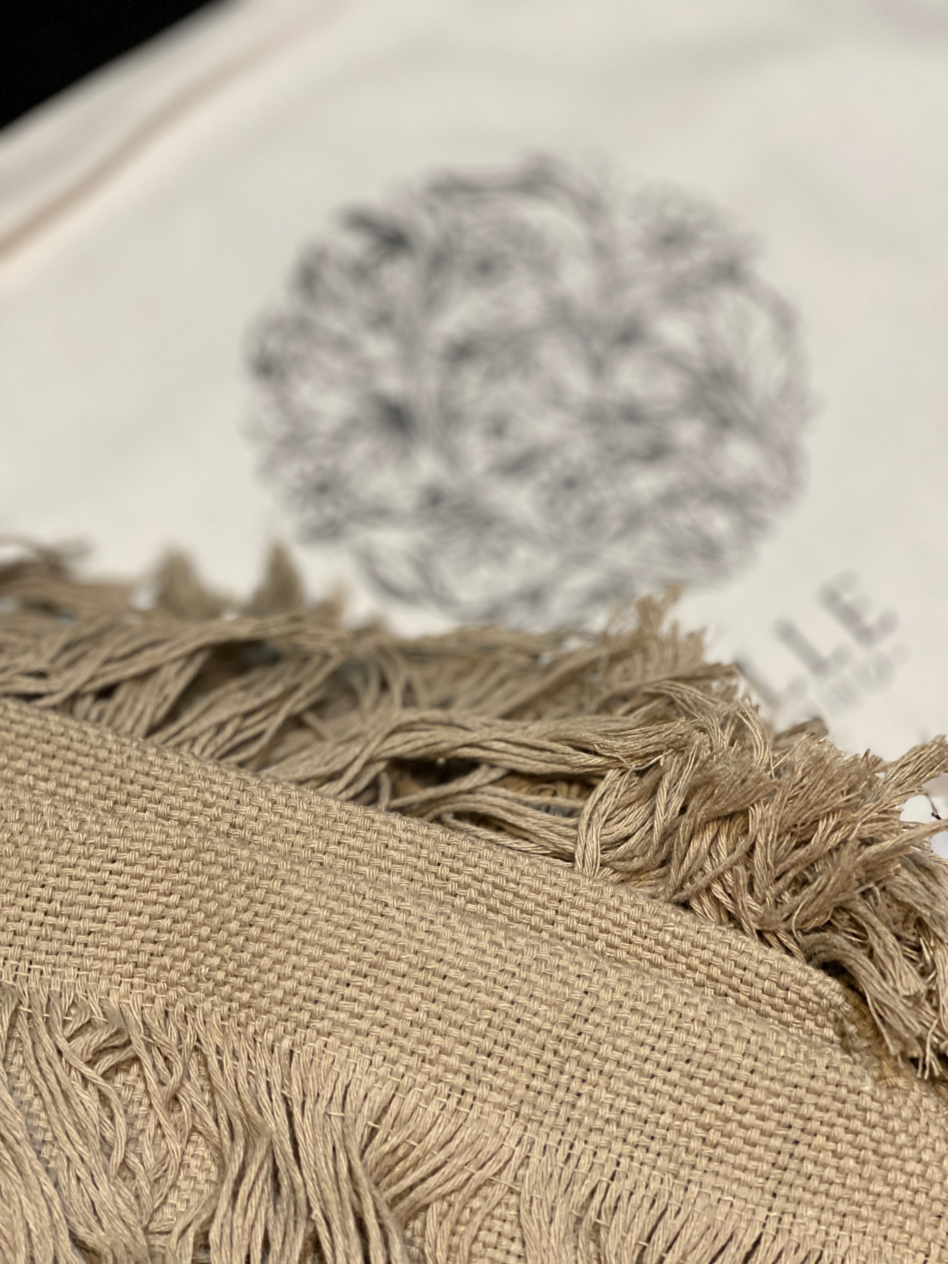 ALLE BOBBY Handmade Frayed Beach Pants