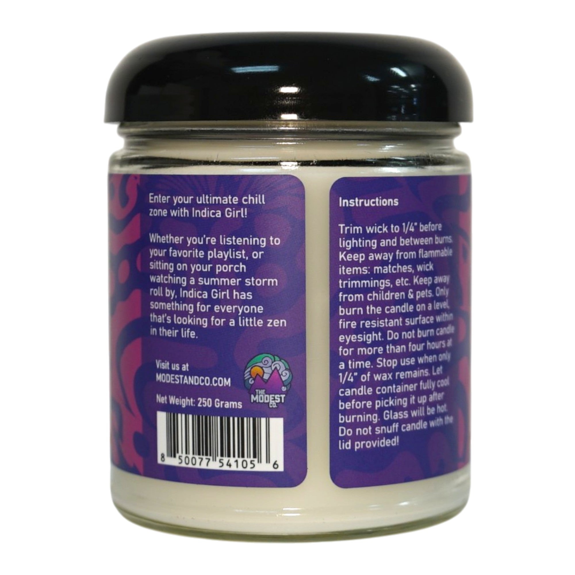Indica Girl - Modest and Co. Odor Fighting Candle