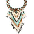Embera Necklace Fringe Copper