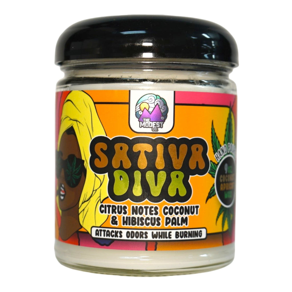 Sativa Diva - Modest and Co. Odor Fighting Candle