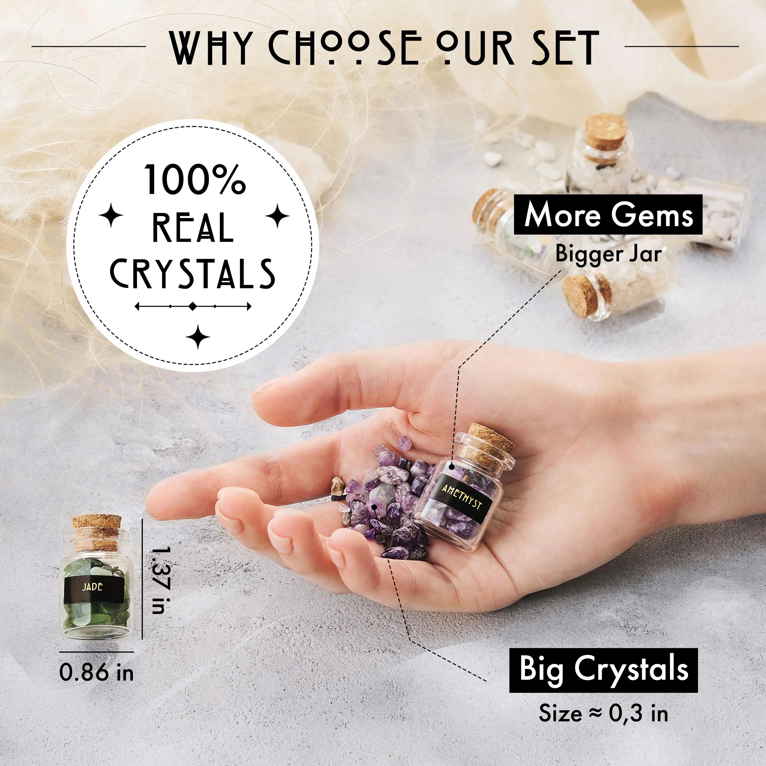 30 PCS Gemstone Kit