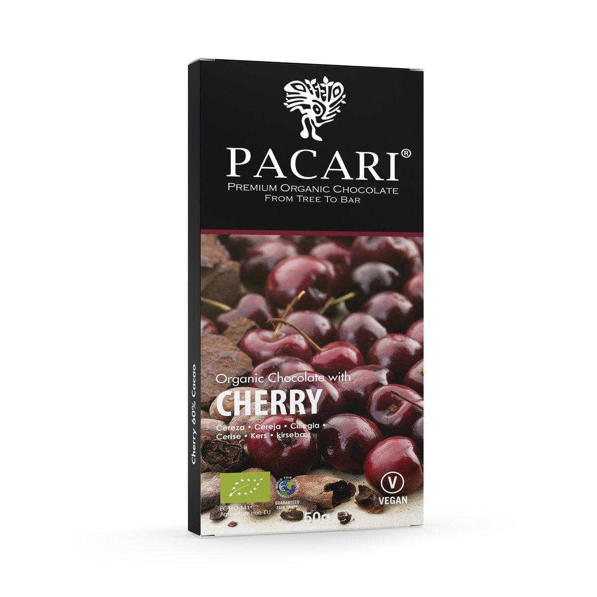 Cherry Organic Chocolate Bar