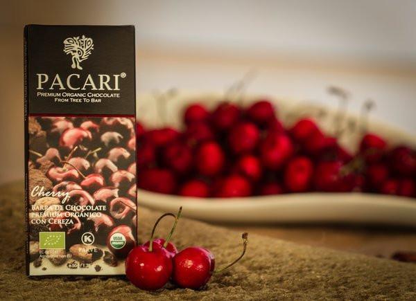 Cherry Organic Chocolate Bar