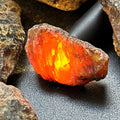 Black Amber Fossilized Tree Resin Mixed Sizes Rough Raw Stones (By The Piece or Pound)(UV Reactive) Wholesale