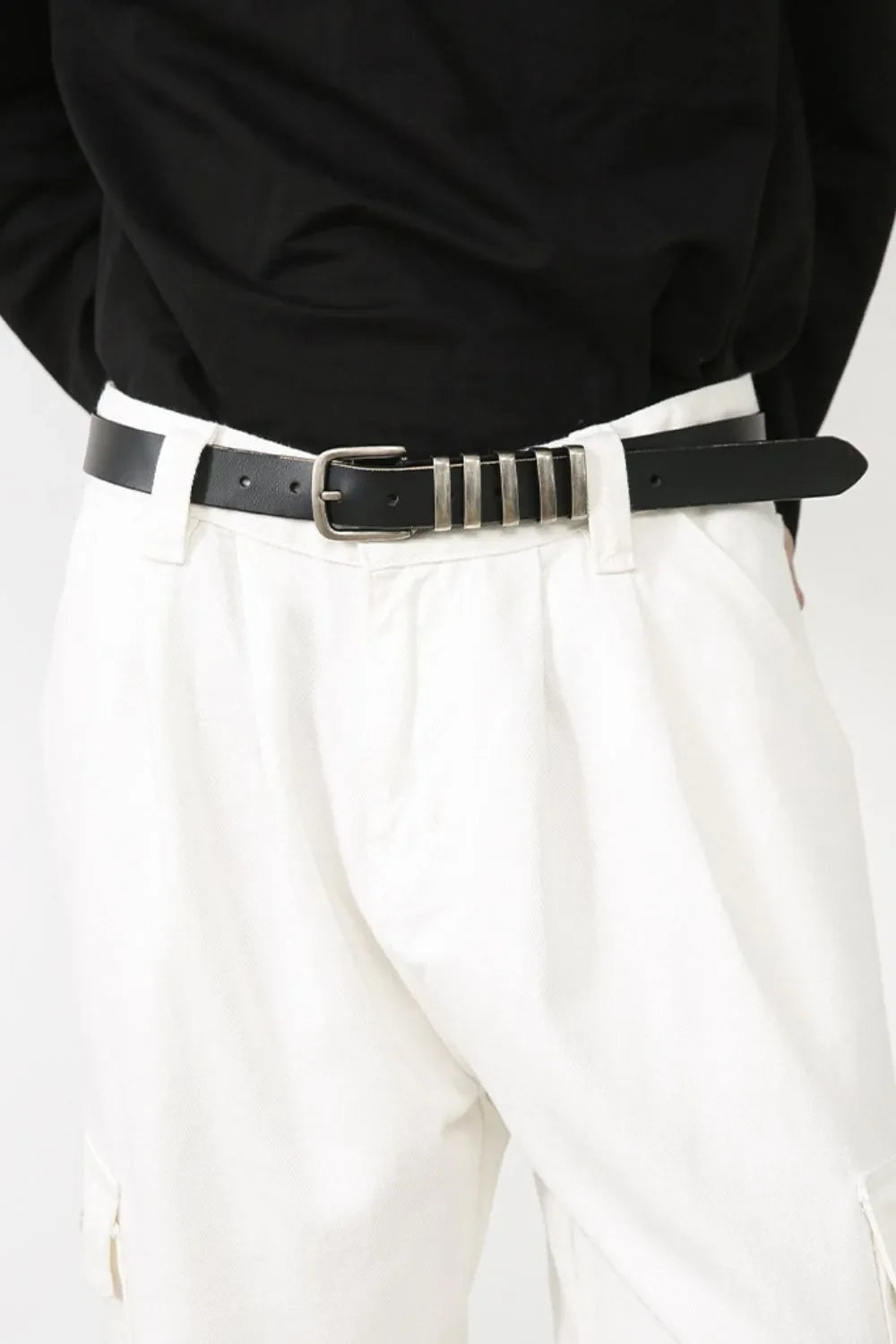 Men's Loose Fit Cargo Jeans