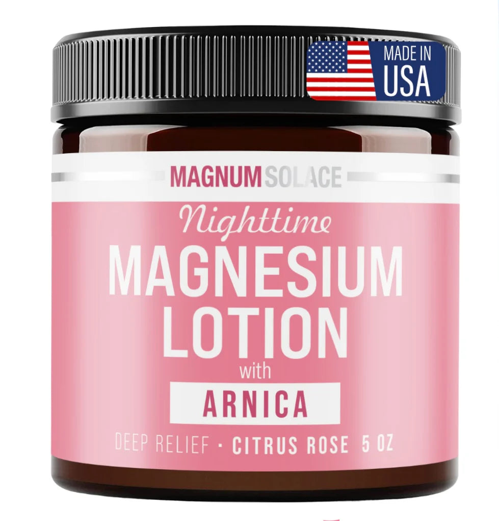 Nighttime Magnesium Cream-Deep Relief-Citrus Rose (5 oz)