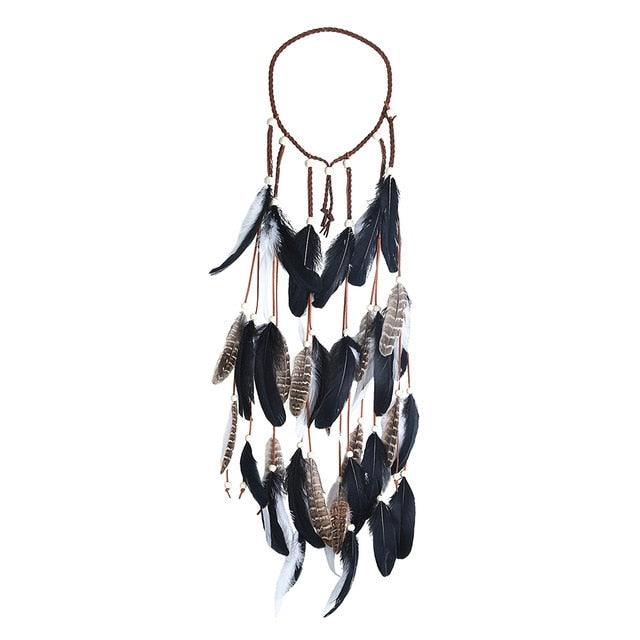 New Fashion Feather Rope Crown Hair Band Boho White Elastic Festival Headband for Women Fashion Female Gorgeous Hair Accessories For Women