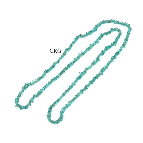 Apatite Strand Chip Necklace (32 Inches) (1 Piece) (INJD)
