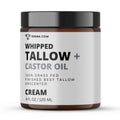 Whipped Tallow Cream with Castor Oil | Face & Body Moisturizer (4 oz)